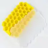 Molde de Caja para Cubitos de Hielo de Panal DIY Molde para Cubitos de Hielo Bolas de Hielo con Tapa Molde Creativo para Hacer Hielo Fácil de Desmoldar