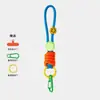 Cordón para teléfono móvil, correa de muñeca, cruzado, ajustable, con cuentas, lindo, de alta gama, correa de cuello personalizada al por mayor con tarjetero