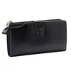 Cartera de Cuero Transfronteriza 2023 Nueva Larga de Piel de Vaca Multi-tarjeta Gran Capacidad Clutch Multifunción Bolsa para Tarjetas