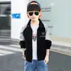 Ropa para niños para niños, chaqueta de béisbol de otoño, nuevo estilo primavera y otoño 2026, fresca y elegante, para niños mayores