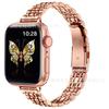 Adecuado para Apple Watch de 1ª a 10ª Generación Smartwatch con Hebilla de Acero de Corchete de Honda de Siete Perlas Pequeñas Apple Ultra2