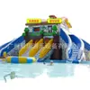 Equipamento Grande para Parque Aquático Infantil Tobogã Inflável Piscina Suporte Móvel Piscina Quebra-Água Fabricante