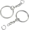 Chaveiro 25 Aberturas Mais Corrente de 4 Seções Porta-Chaves + Porta-Chaves com Corrente Kit de Chaveiro DIY com Corrente