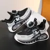 Zapatos para Niños 2026 Nuevos Zapatos Deportivos de Verano para Niños Niños Medianos y Grandes Hebilla Giratoria Malla Simple Malla Transpirable Zapatos para Correr