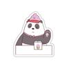 Insignia Acrílica Insignia de Dibujos Animados Azul Broche Panda Gratis Lindo Paquete de Expresiones Pin Accesorios Parche Decorativo para Teléfono Móvil