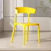 Cadeira de Jantar para Uso Doméstico, Cadeira Chifre Estilo Nórdico, Banqueta de Plástico Minimalista Moderna, Cadeira de Mesa de Jantar, Cadeira de Escritório com Encosto para Lazer, Celebridade da Internet