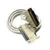 Cabo de dados paralelo DB25 M/F1.5 M para porta paralela de computador, impressora, máquina de controle fiscal em estoque atacado