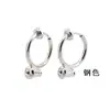 Convertidor de clip para oreja chapado en oro real de 18K sin perforación para pendientes de mujer, hebilla de resorte, sin aguja perforadora, accesorios, venta al por mayor