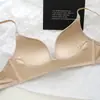 Ropa Interior Seamless de Malvavisco para Mujeres con Pechos Pequeños, Efecto Realzador y Agrandador, Sin Varillas, Anticaída, Recogida Lateral del Pecho, Sujetador Sexy