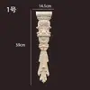 Columna Romana Estilo Europeo Madera Maciza Tallada Decoración Sencilla Estilo Europeo Cabeza de Columna Estilo Chino Viga de Soporte Soporte de Viga Almohadilla Gabinete de Chimenea Metabo