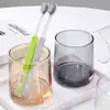 Vaso Sencillo de Vidrio de Color, Engrosado y Resistente a Altas Temperaturas, Vaso Trapezoidal, Vaso para Bebidas de Habitación de Hotel, Taza de Café, Vaso para Enjuague Bucal de Hotel