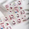 Cyansea Nuevos Accesorios para Teléfonos Móviles Pegatinas de Dibujos Animados Gato Kt para Teléfono Móvil, Cuaderno, Tableta, Pegatinas de Gelatina DIY en Stock