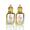 Botella cuadrada de aceite esencial de 10 ml Botella de vidrio con electrochapado Dongfeng Botella de spray portátil Botella de muestra pequeña para reempaque cosmético Venta al por mayor