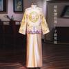 Xiuhe Vestido Feminino Noiva 2020 Novo Estilo Chinês Estilo Brinde Vestido Emagrecedor Estilo Chinês Vestido de Noiva Champagne Cor Show Kimono