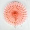 Tienda de flores de papel hueco de una sola capa para techo de aula, decoración de fiesta de bodas, flor de papel plisado