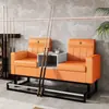 Sofá de Bilhar, Cadeira de Observação, Salão de Bilhar Mesa e Cadeira de Lazer Multifuncional Bordada Oito Negro, Sofá Especial para Assistir Bilhar no Salão de Bilhar
