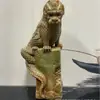 Atacado alta imitação pedra Shoushan sala de estar escritório em casa artesanato Suporte para caneta Panlong Selo Panlong Garrafa de vinho Estados Combatentes vivo
