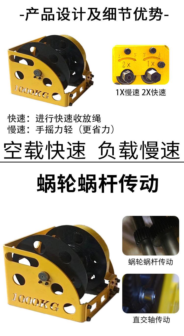 手动涡轮绞盘
