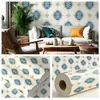Pegatinas de Pared Autoadhesivas a Prueba de Humedad de Cuero con Crin de Caballo Estilo Europeo Pegatinas Decorativas para Renovación de Paredes de Dormitorio Papel Tapiz Impermeable Ecológico