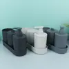 Set de Baño de Paja de Trigo Creativo para el Hogar Baño Cepillado de Dientes y Lavado de Cabello Juego de Ducha de Plástico Taza de Enjuague Bucal para Baño