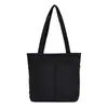 Nova Bolsa de Tecido de Algodão Versátil Casual Leve Cor Sólida Bolsa de Pano Bolsa Tote para Ir ao Trabalho/Comunicação Bolsa de Mão para Comunicação Bolsa de Axila