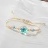 Pulsera de Serie de Flores Secas al por Mayor Vidrio Espécimen de Flor Real Gipsófila Flor de Durazno Árbol de la Fortuna Mariposa Pulsera Escénica Joyería