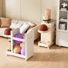 [Estrictamente Seleccionado] Cesta de Almacenamiento para Esterilla de Yoga Carrito de Dormitorio Estante de Almacenamiento para Equipo de Fitness Estante de Almacenamiento Multifuncional para Grietas