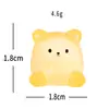 Figuras de Oso Miniatura Lindas que Brillan en la Oscuridad, Accesorios para Decoración de Jardín DIY, Mini Adornos de Musgo