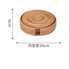 Esteras Aislantes Térmicas Tejidas de Ratán Hechas a Mano, Esteras Domésticas para Comedor, Esteras para Platos y Tazones, Esteras para Cazuelas, Posavasos, Posavasos para Tazas de Té, Esteras para Ollas, Esteras de Mesa Antiescaldado