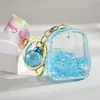 Óleo Acrílico Feijão de Gelatina Garrafa com Areia Movediça Pingente de Mochila Chaveiro Fofo Colorido Feijão de Gelatina Acessórios Pingente de Chaveiro