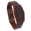 Pulseira de couro masculina de couro trançado internacional, pulseira retrô de comércio exterior da Europa e dos Estados Unidos