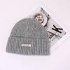 Gorro de lana para mujer, cálido, pequeño, de punto, para otoño e invierno, original, combinable con todo, con protección para las orejas, ideal para estudiantes, para ir de compras o para el frío.