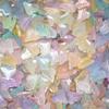 Decorações de Arte para Unhas Coração Luminoso da Moda Coração Inclinado Transparente Gelo Coração Pêssego que Muda de Cor Decoração de Unha Usável Acessórios DIY