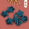 Cheongsam fivela estilo chinês Ziwei flor fivela vintage mão-tecida botão étnico Hanfu Acessórios decorativos de estilo nacional