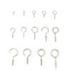 Tornillos de ojo Multiespecificación, Tornillos Autorroscantes, Tornillos de Anilla de Ojo, Color Hierro Níquel, Tornillos de Garra, Tornillos de Garra Extendida, Accesorios