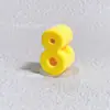 Novos blocos de construção alfanuméricos de fivela de sapato casual de acrílico com contas, acessórios de fivela de sapato artesanais faça você mesmo, atacado