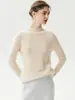 Suéter de punto 100% cachemir puro Cony para mujer, un top cómodo y minimalista, suave y acogedor para el uso diario