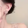 Pendientes Rosas de Caramelo Amor Diseño Único de Nicho para Mujer Pendientes con Sentido Avanzado Pendientes Coreanos Simples Versátiles Venta al por Mayor