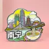 Ímãs de Geladeira 3D de Madeira de Guangxi Nanning com Marcos Turísticos de Cidades Tendência Nacionais, Ímãs de Geladeira de Souvenir de Cidade