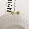 Pendientes de Zircón de Cubo de Azúcar Pequeño de Aguja S para Mujer Lujo Accesible Nicho Popular Mismo Estilo Oro Cuadrado Pendientes de Diamantes Pendientes