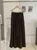 KEKEZOON Calça Casual Versátil de Veludo Macio Lisa de Cintura Alta Elástica de Perna Larga Reta Afinando 9031