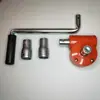 Máquina enrolladora de film para invernadero manual manivela máquina enrolladora de invernadero accesorios para invernadero de hortalizas máquina enrolladora de film de turbina de jardinería agrícola