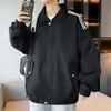 Jaqueta Masculina de Primavera e Outono 2026 Nova Jaqueta com Gola Alta Tendência Versátil Casual Jaqueta Corta-vento Top Masculino