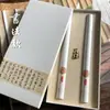 Una Caja, Una Pintura, Ceremonia de Incienso Cajas de Empaque para Varillas de Incienso Caja de Regalo Empaque de Varillas de Incienso Caja de Empaque para Varillas de Incienso Madera de Águila Sándalo Pintura China Caja de Regalo de Doble Tubo