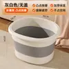 Cubo Plegable para Baño de Pies Hogar Baño de Pies por Encima de la Pantorrilla Aislamiento Cubo de Masaje Baño de Pies Portátil Salud Adulto Cubo para Baño de Pies