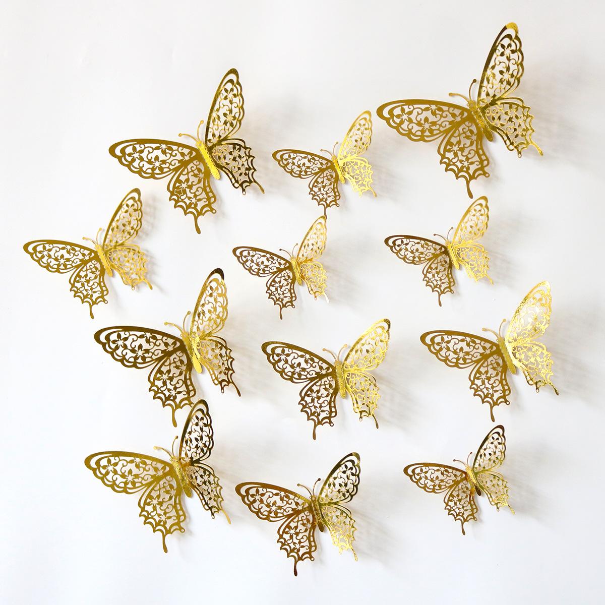 单层蝴蝶-金色1款