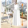 Perchero de pie directo de fábrica para uso doméstico, modelos de interior y exterior, engrosado y estable para secar ropa y ropa de cama, adecuado para exportación transfronteriza