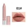Lápiz de labios hidratante transfronterizo Lápiz de labios lápiz de labios color nude marrón cameo delineador de labios lápiz bálsamo labial brillo de labios sólido