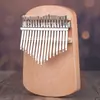 Piano de pulgar Kalimba de 17 notas Piano de dedos de 17 notas 10 notas 17 notas Piano de tablero sólido de una sola tabla Transfronterizo