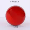 Adorno de Bola de Cristal de la Fortuna con Bola de Cristal Transparente, Base de Bola de Cristal de Color Rojo y Pie de Cristal para Sostener Lingote de Cristal